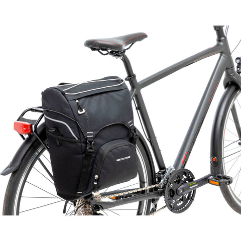 bicycle bag Rear Rider 16 liters polyester/mesh black