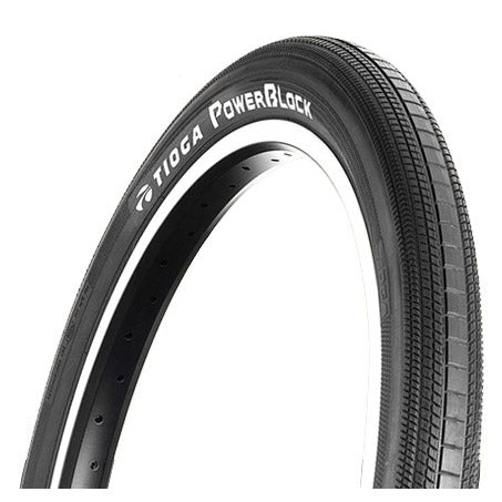 BUB Tioga 20-1.95 49-406 BMX black Power Block