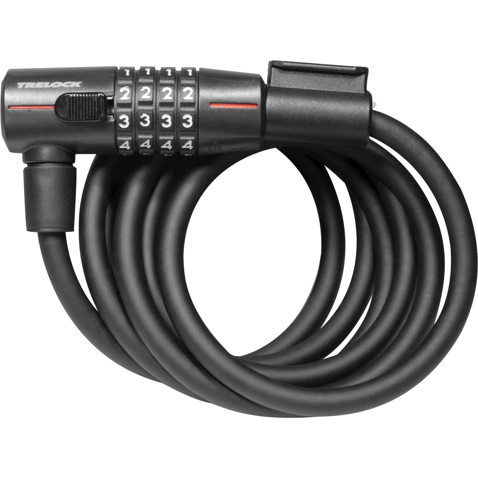 Trelock SK210 spiral cable lock code 180/10mm black