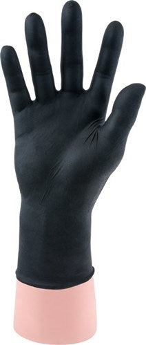 Plastic nitrile glove thin xl/10 box a 100