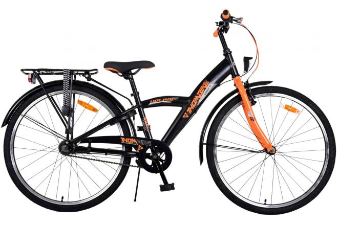 Load image into Gallery viewer, Volare Thombike Kinderfiets Jongens 26 inch Zwart Oranje 3 versnellingen
