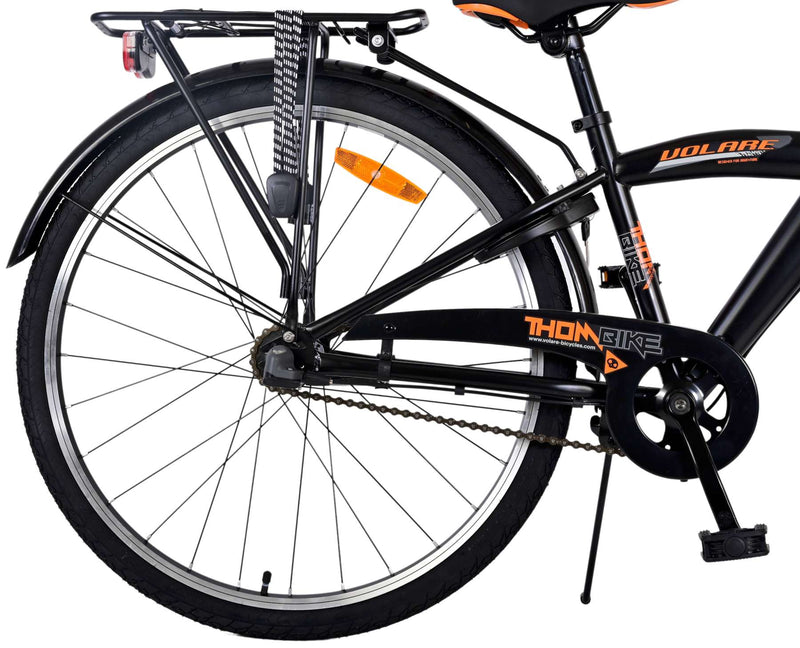 Load image into Gallery viewer, Volare Thombike Kinderfiets Jongens 26 inch Zwart Oranje 3 versnellingen

