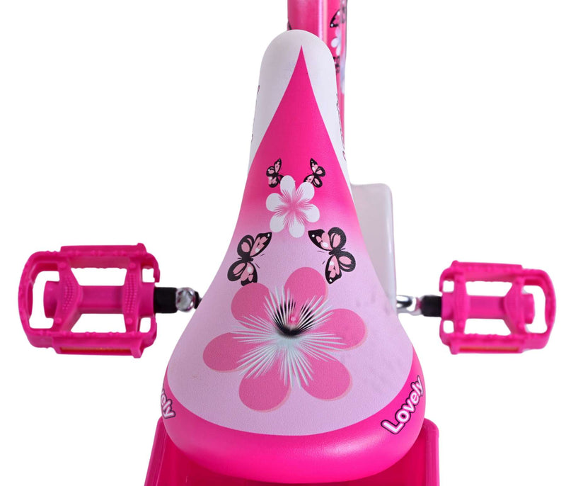 Load image into Gallery viewer, Volare Lovely Kinderfiets Meisjes 16 inch Roze Wit
