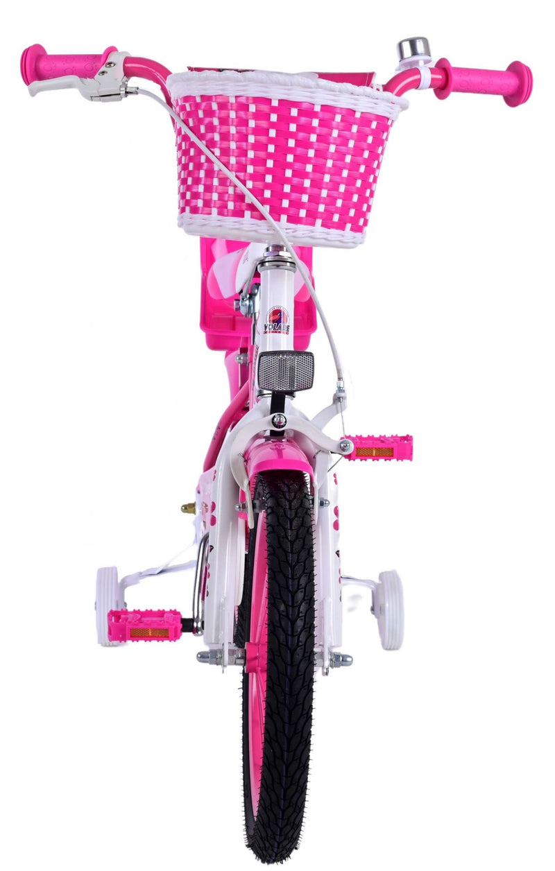 Load image into Gallery viewer, Volare Lovely Kinderfiets Meisjes 16 inch Roze Wit
