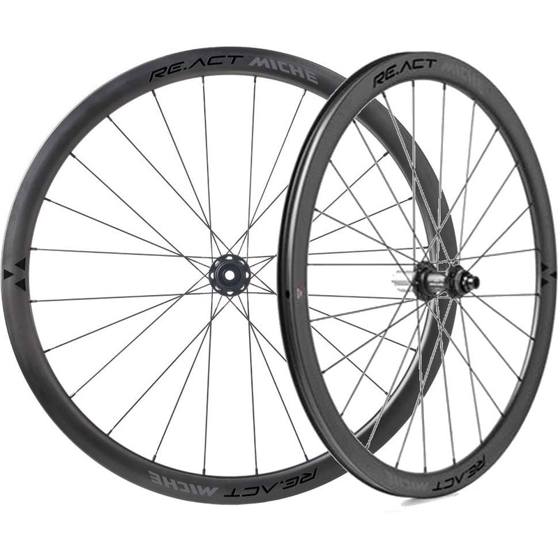 Load image into Gallery viewer, Miche wielset re.act disc tubeless shimano passing
