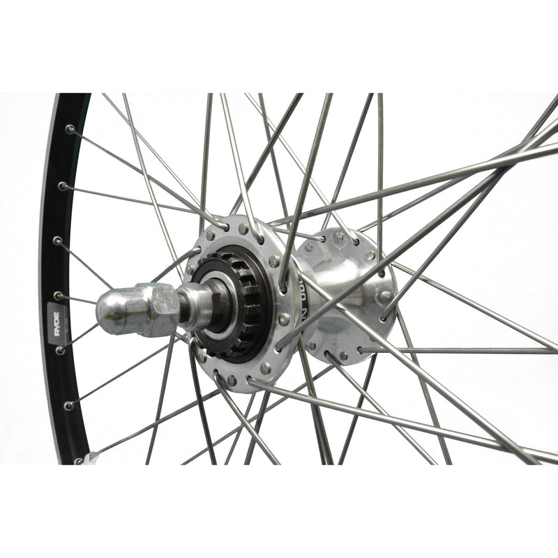 Load image into Gallery viewer, Roland voorwiel 26-1.75 19-559 zac19 rollerbrake spaak14 rvs zwart
