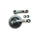 Imp crankstel ort 28t zwart