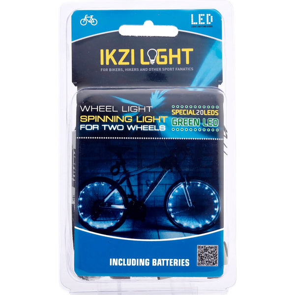 Wheel lighting IKZI for 2 wheels - green LEDs