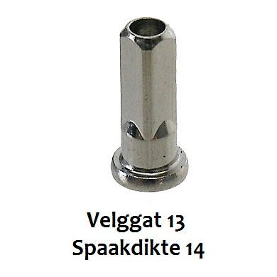 Alpina spaakverloopnippel 14 velggat 13