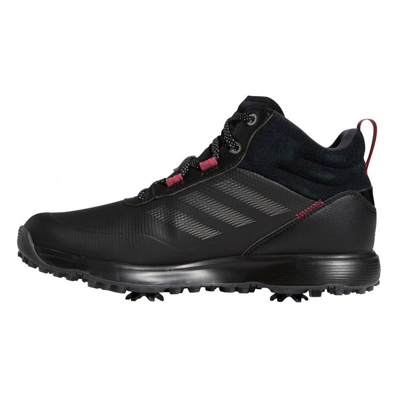 Load image into Gallery viewer, Adidas Golfschoenen S2G MID-Cut dames leer zwart roze mt 36 2 3

