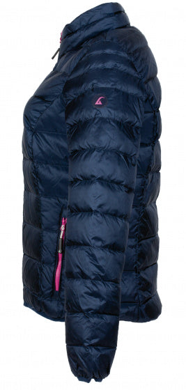 Load image into Gallery viewer, Alvivo Outdoorjack Helsinki dames nylon dons navy maat XS
