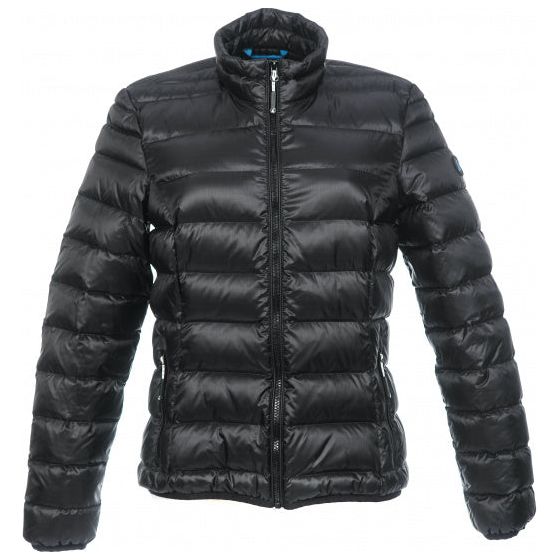 Load image into Gallery viewer, Alvivo Outdoorjack Helsinki dames nylon dons zwart maat XS
