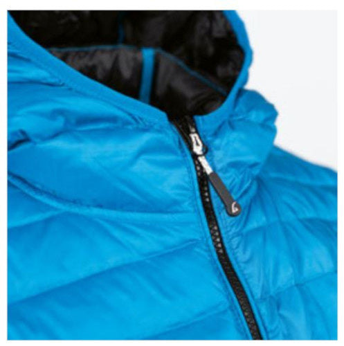 Afbeelding laden in galerijviewer, Alvivo Outdoorjas Aberdeen dames nylon blauw zwart maat 3XL
