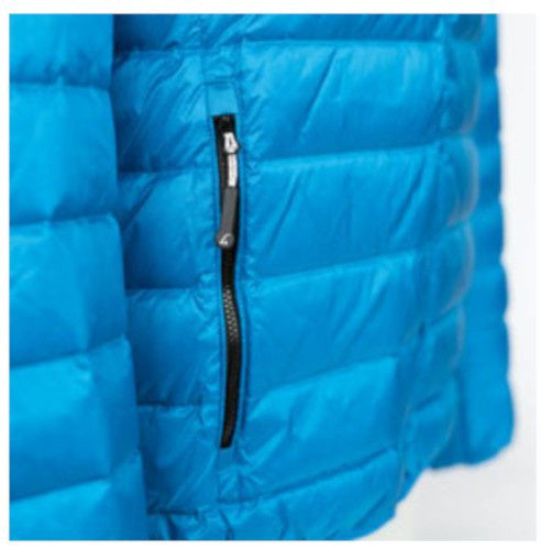 Afbeelding laden in galerijviewer, Alvivo Outdoorjas Aberdeen dames nylon blauw zwart maat 3XL

