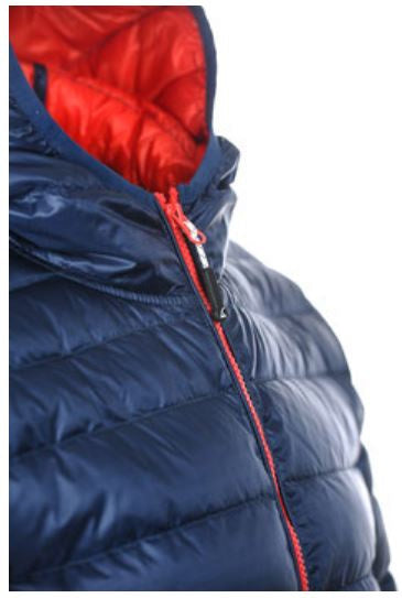 Afbeelding laden in galerijviewer, Alvivo Outdoorjas Glasgow heren nylon blauw rood maat XS
