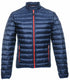 Alvivo Outdoorjas Workuta heren nylon donkerblauw rood mt XS