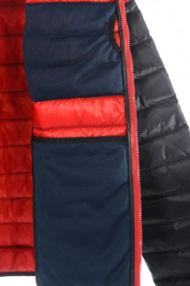 Afbeelding laden in galerijviewer, Alvivo Outdoorjas Workuta heren nylon zwart rood maat XS
