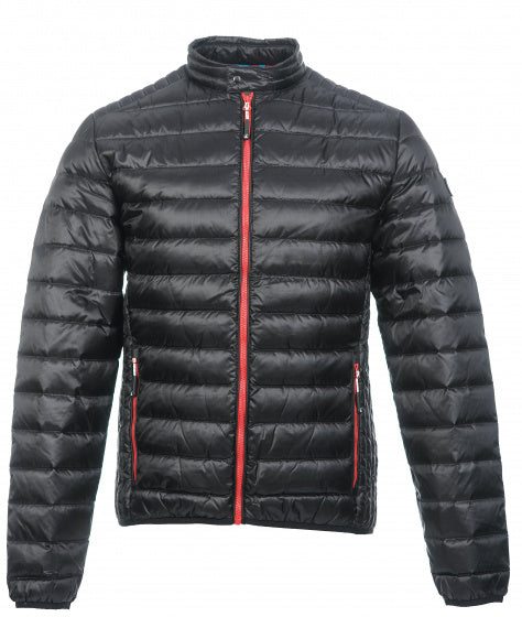 Afbeelding laden in galerijviewer, Alvivo Outdoorjas Workuta heren nylon zwart rood maat XS
