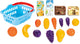 Pilsan Speelgoedfruitmand blauw 17-delig