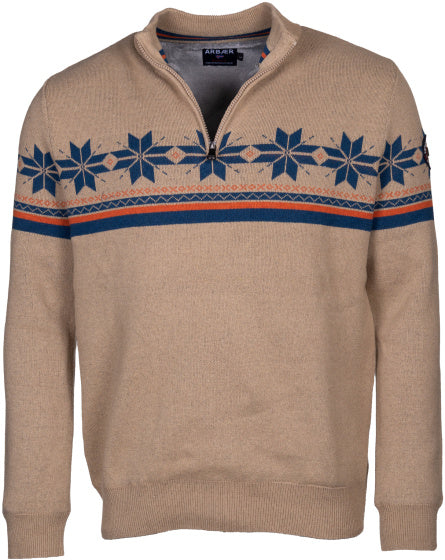 Load image into Gallery viewer, Arbaer Antoine Norwegian trui heren zandkleurig maat 3XL
