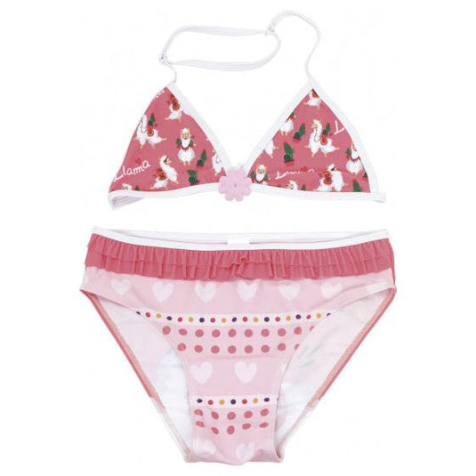 Arditex Bikini Llama triangle meisjes polyester roze maat 14 jaar