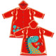 Arditex Regenjas junior PVC rood maat 6 jaar