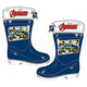 Arditex Regenlaarzen Avengers junior PVC donkerblauw maat 26