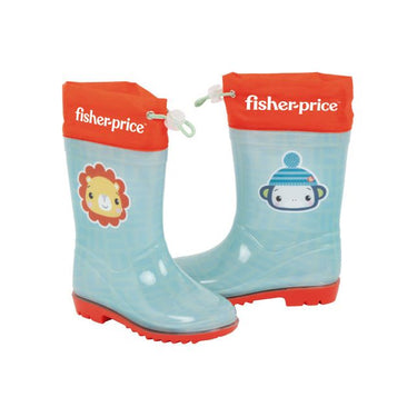 Arditex Regenlaarzen Fisher-Price junior PVC textiel lichtblauw rood maat 28