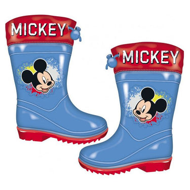 Arditex Regenlaarzen Mickey Mouse junior PVC blauw rood maat 30