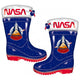 Arditex Nasa Regenlaarzen Junior PVC Blauw Rood Maat 32