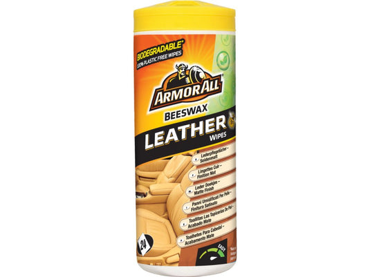 Armor all Reinigingsdoekjes leer 22,3 cm wit 24 stuks