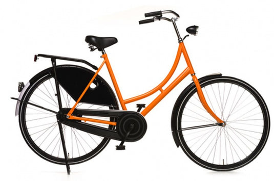 Avalon Oma Export 28 Inch 57 cm Dames Terugtraprem Zwart Oranje