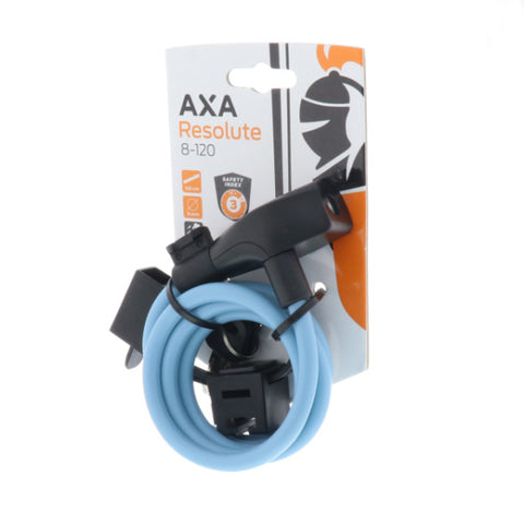 Lock Axa cable lock resolute 120/8 ice bl