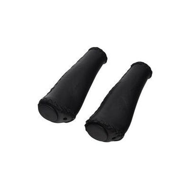 Qtcycletech Qt cycle tech handvat set leer 135 mm ergo schroefb blister 0502152