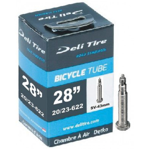 Deli tire inner tube sv15 28 inch race 18/25-622 60 mm extra long