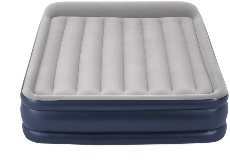 Load image into Gallery viewer, Bestway Luchtbed tritech 46 cm queen 203 cm blauw grijs
