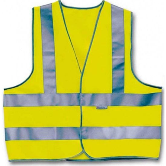Safety vest 3 Stripes Unisex Yellow Size XL