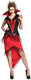 Boland Bloodthirsty queen kostuum dames rood zwart maat 44 46 (L)