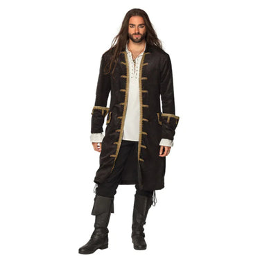 Boland Piratenjas Heren Polyester Zwart Goud Maat 50