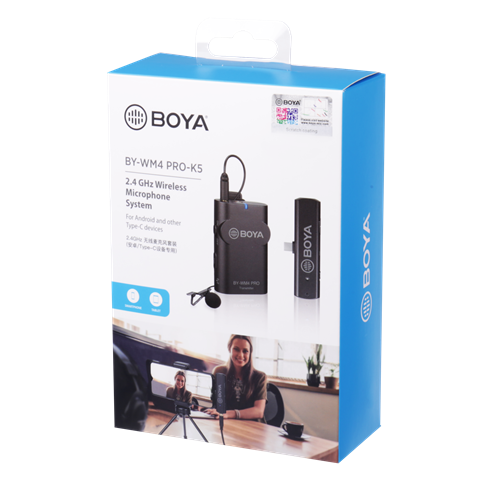 Load image into Gallery viewer, Boya 2.4 GHz Lavalier Microfoon Draadloos BY-WM4 Pro-K5 voor Android
