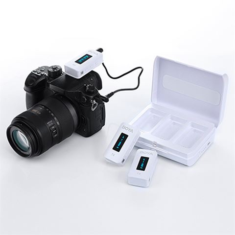 Load image into Gallery viewer, Boya Draadloze Microfoon Set BY-XM6-K2W
