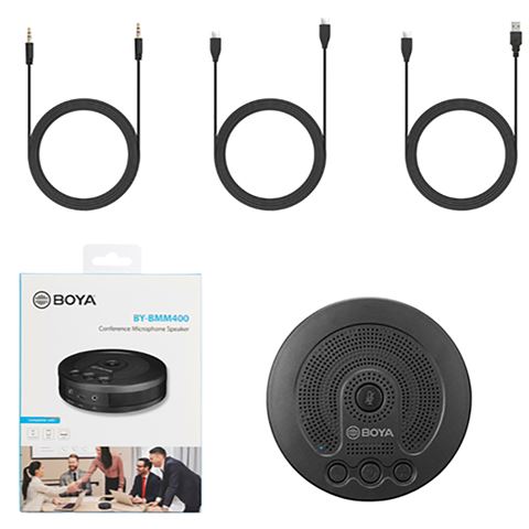 Load image into Gallery viewer, Boya Microfoon + Speaker BY-BMM400 voor PC en Smartphone
