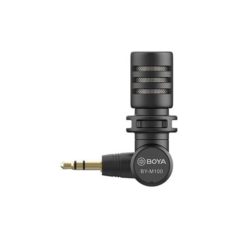 Load image into Gallery viewer, Boya Mini Condensator Microfoon BY-M110 voor 3,5mm TRRS
