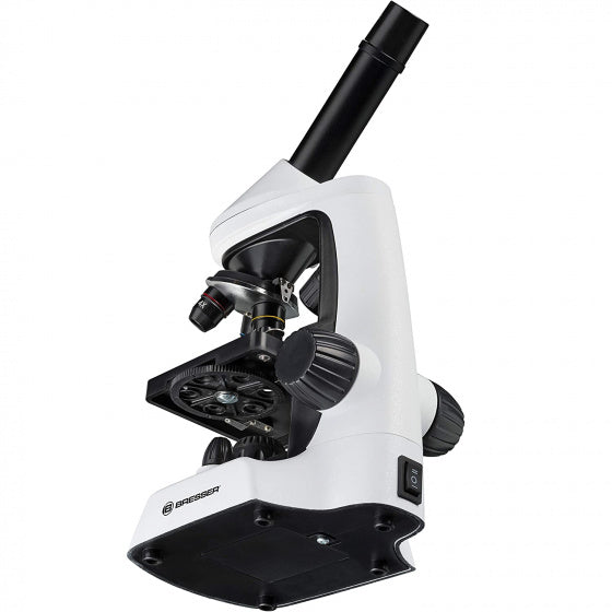 Load image into Gallery viewer, Bresser Microscoop 40x-2000x junior 30 cm staal wit 8-delig
