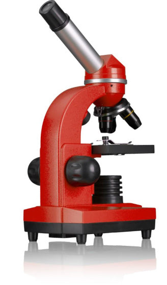 Load image into Gallery viewer, Bresser Microscoop junior 29 cm staal rood 28-delig

