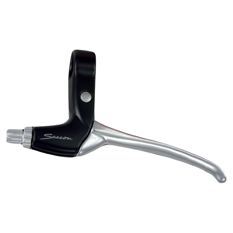 brake lever roller brake left 4-finger black/silver