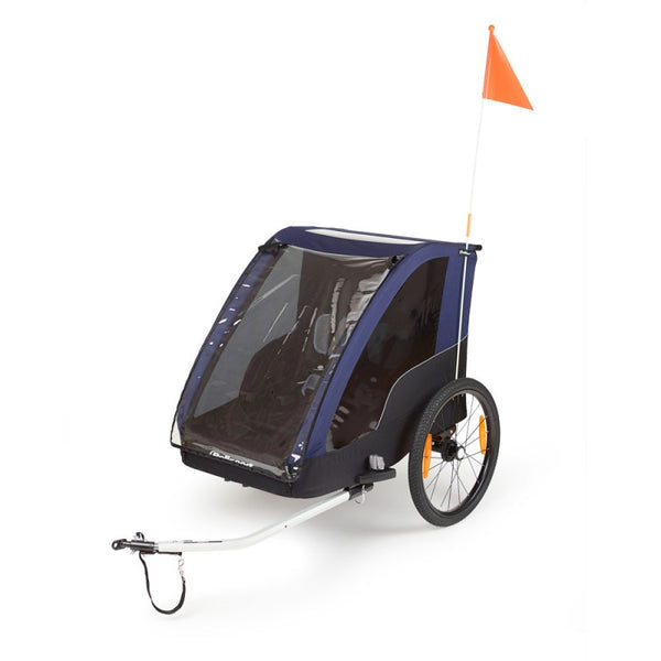 Polisport child trailer kidcar grey/blue