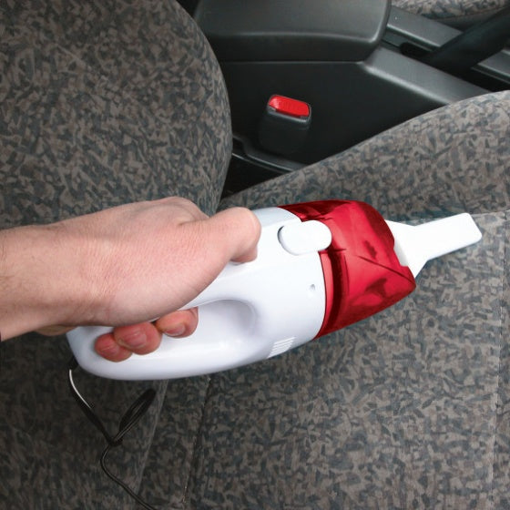 Load image into Gallery viewer, Carpoint Autostofzuiger 12V 60W 36 cm wit rood
