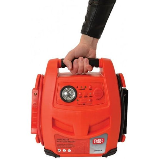 Carpoint Jumpstarter 900A met led-lamp oranje