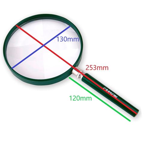 Carson Steel magnifier 2x130mm